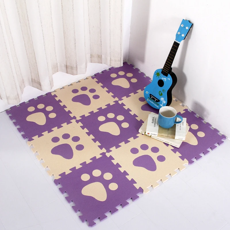 9 шт./компл. 30*30*1 см DIY ребенка играть Коврики Одеяло Infant Сканирование активности
