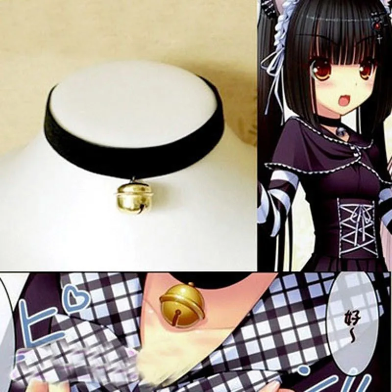 Женский бархатный ошейник чокер ожерелье ручной работы в стиле Харадзюку