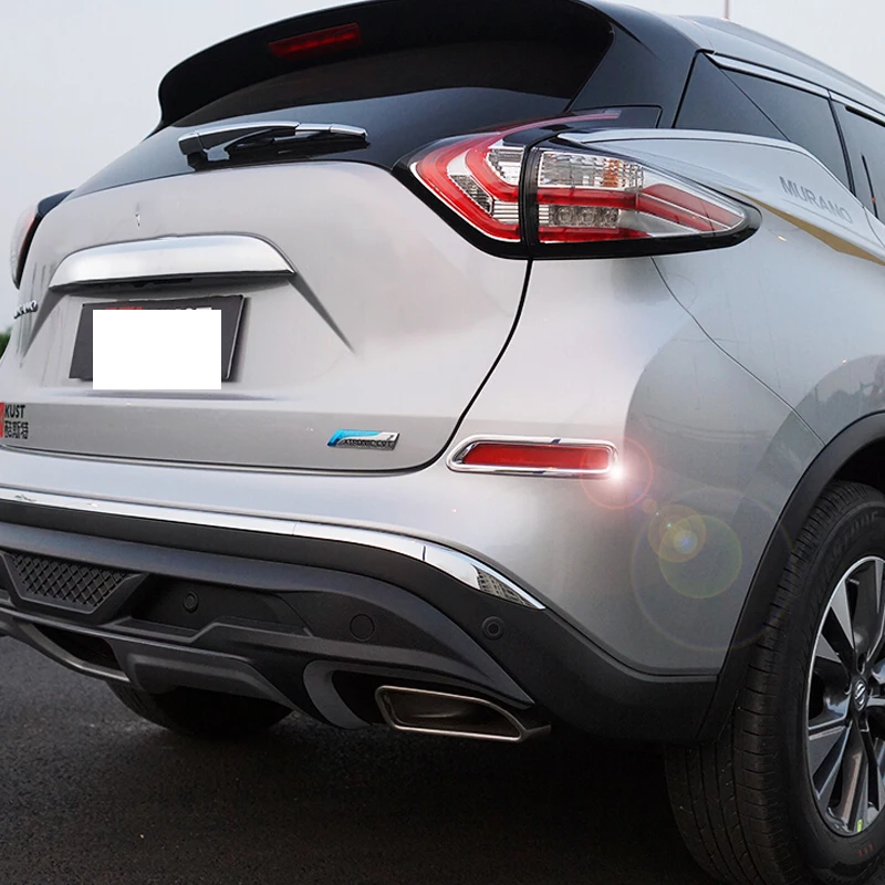 

Для Nissan Murano 2015 2016 2017 2018 аксессуары автомобильный Стайлинг ABS пластик Автомобильный задний противотуманный Абажур накладка