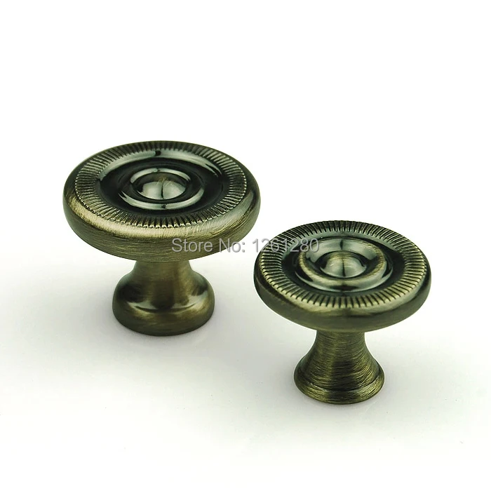 Бесплатная доставка мебельные ручки Античная Европейский круглый шаблон