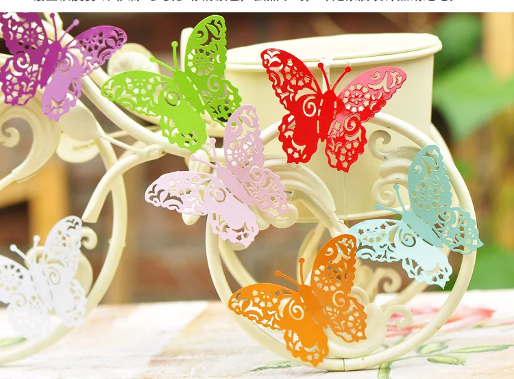 (6 шт./лот) полые железные наклейки |