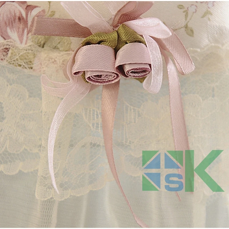 Лидер продаж 2020 чехол в пасторальном стиле для стиральной машины модный диспенсер с розовым узором красивый