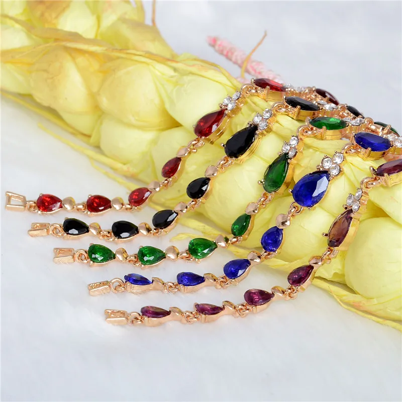 Фирменные женские модные ювелирные изделия topkeep браслет с разноцветным