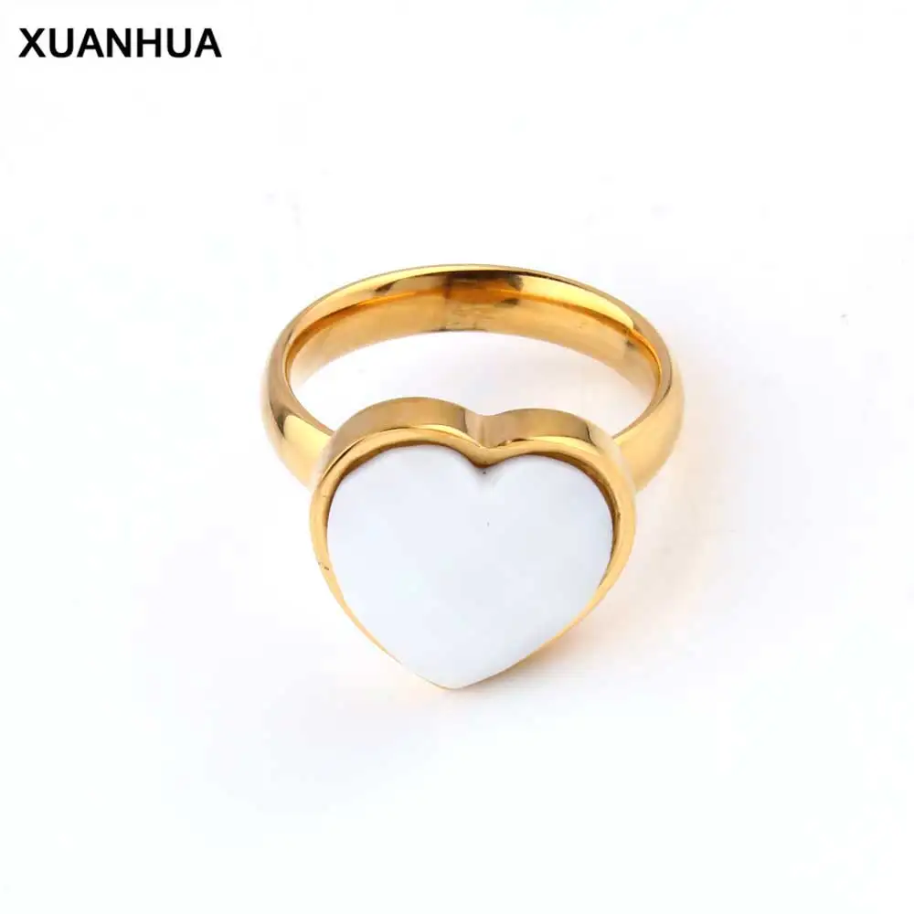 Женское кольцо в форме сердца XUANHUA обручальное из нержавеющей стали аксессуары