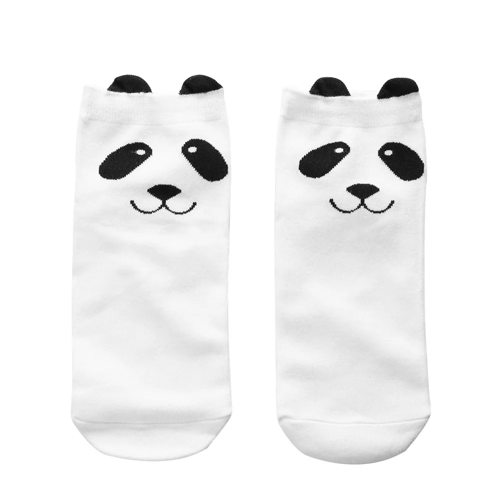 White Sock Gootrades/зимние теплые кавайные носки с мультипликационным принтом фруктов, авокадо, банан, вишня, персик для девочек, Harajuku, женские забавные носки с вышивкой - Цвет: White Sock