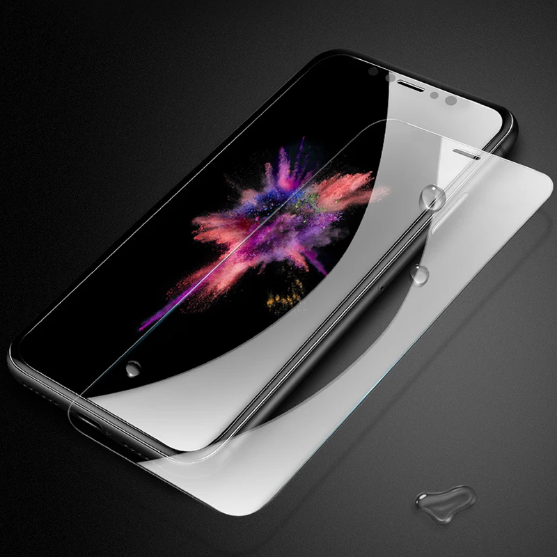 10 шт. закаленное стекло для iphone 11 pro X XR XS Max защита экрана HD защитное с салфетками
