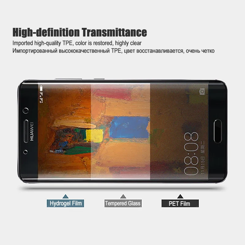 LuckGuard 3D гидрогель полное покрытие (без стекла) для Huawei Mate 8 9 10 20 30 Pro Lite x защита