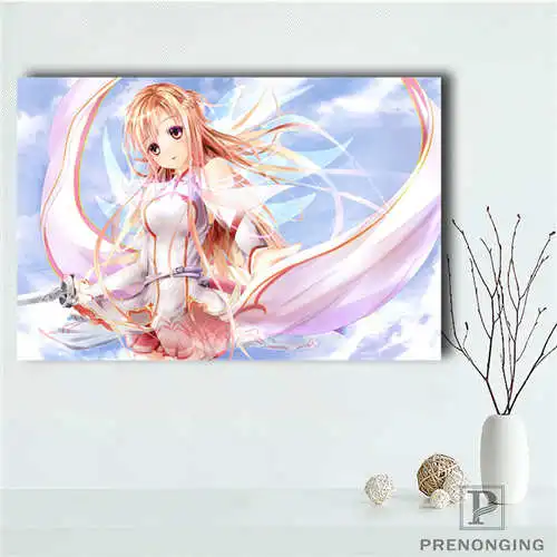 Canvas Poster Пользовательские Холст плакат Асуна(45) Печатный постер ткань стены искусства картины для декора гостиной#18-12-05-H-03-161 - Цвет: Canvas Poster