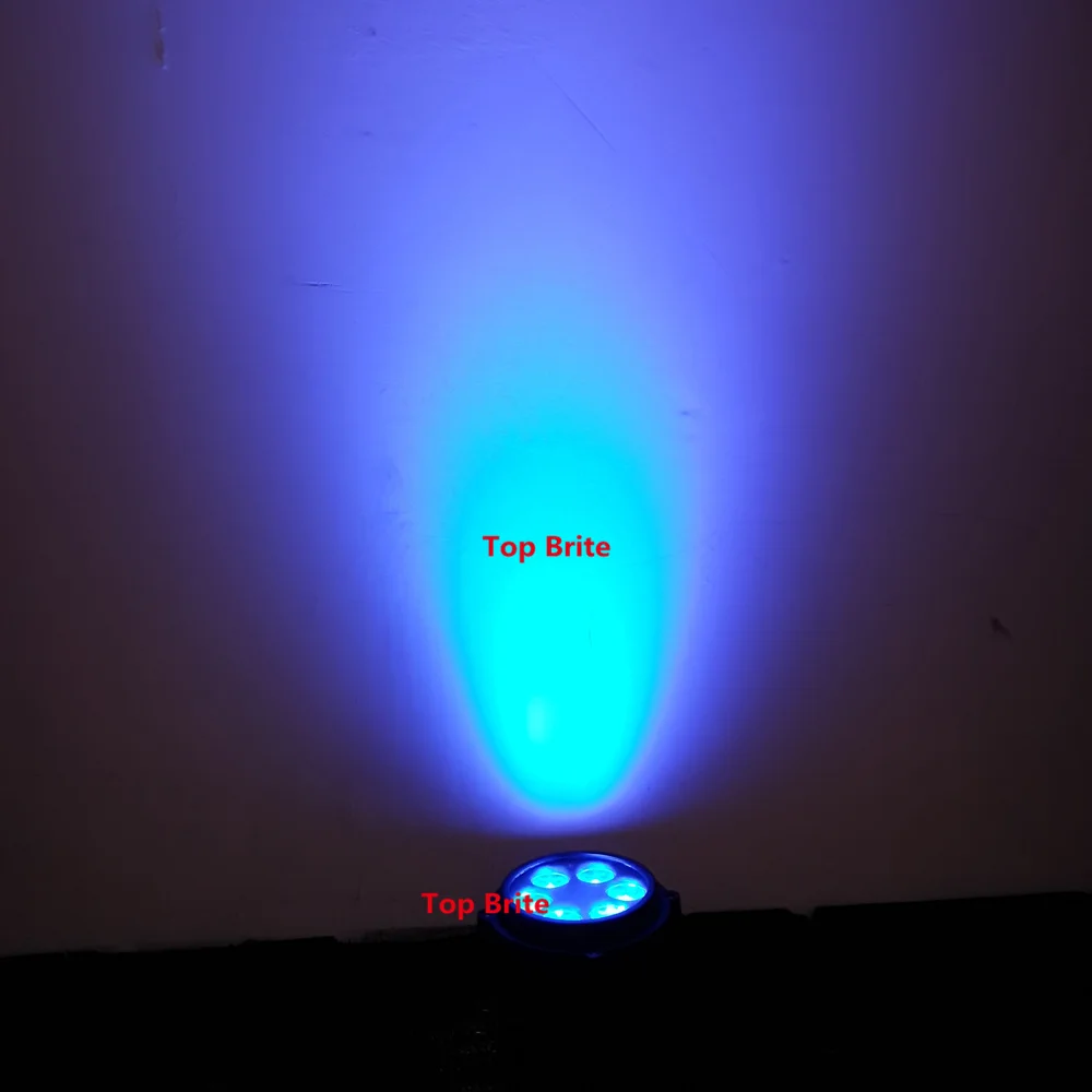 4xlot наружные Par огни 6X10W RGBW 4IN1 мини LED Банки IP65 DMX водонепроницаемый сценическое