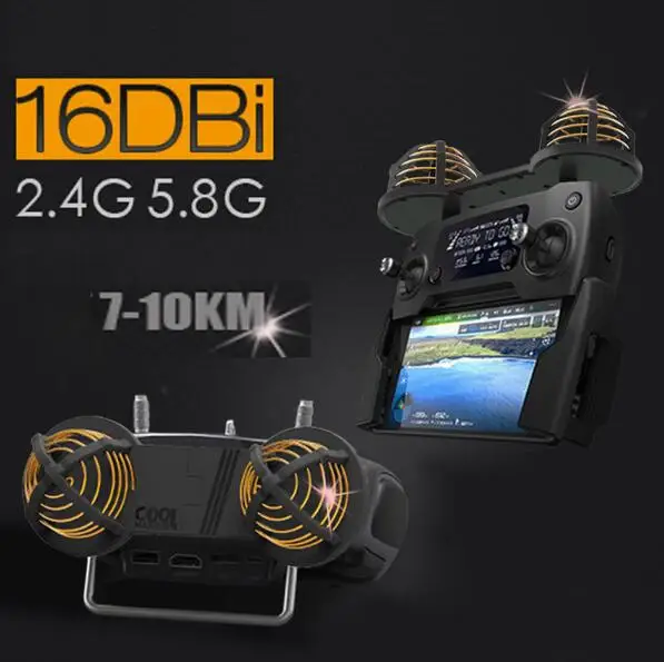 Усилитель диапазона сигнала Wi Fi для DJI Spark 16DBI 2 4/5 8 ГГц с круговой поляризацией Mavic