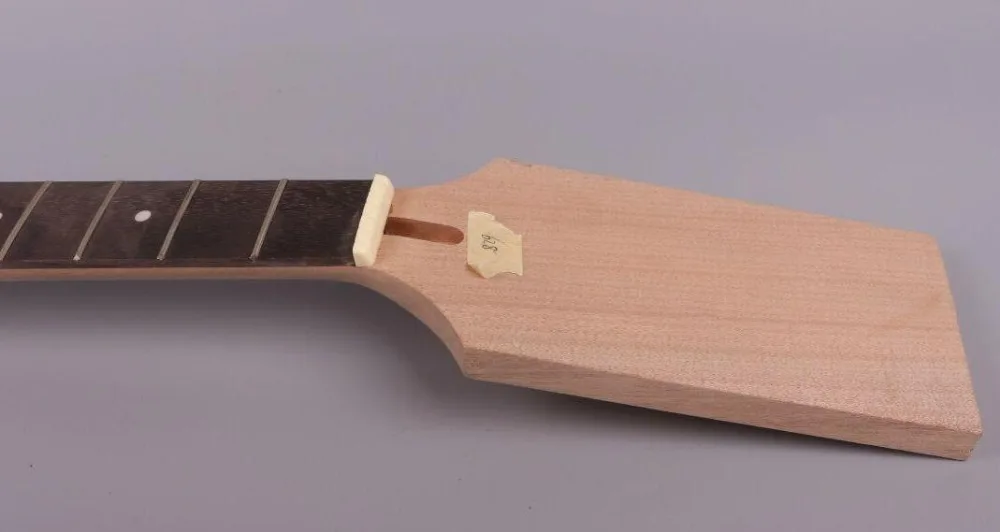 Электрическая гитара шеи весло голова 22 лада хорошее красное дерево набор в 24 75