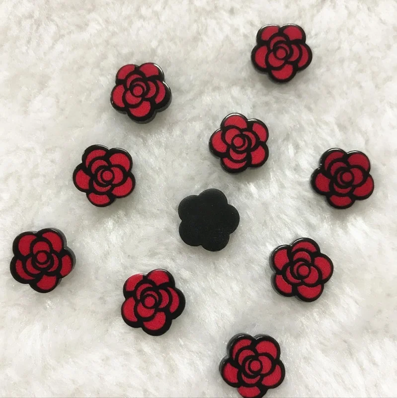 Five-leaf flower 10 шт., Скрапбукинг для телефона/свадьбы, 10 стилей - Цвет: Five-leaf flower