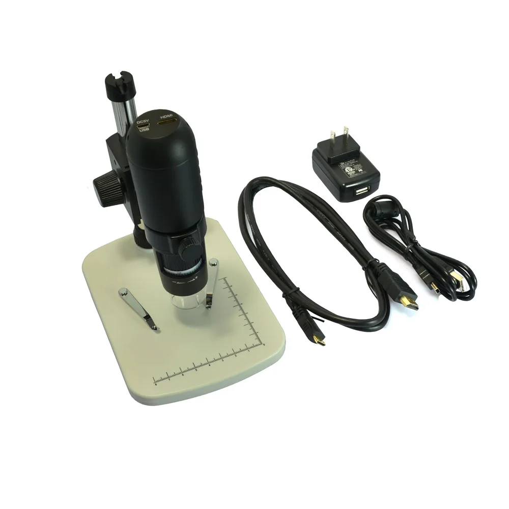 HDMI 2 0 MP USB цифровая Лупа промышленный микроскоп камера 220x ручная с подставкой |