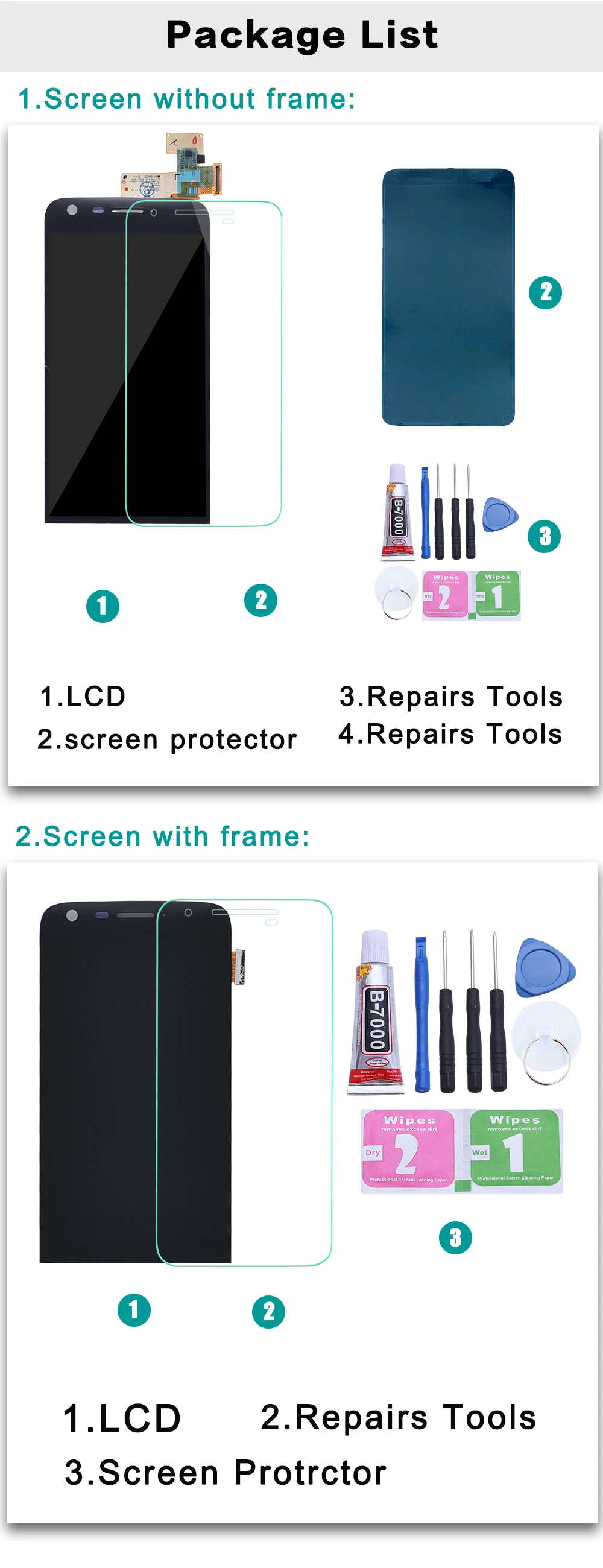 ЖК-дисплей для LG G5 H850 H840 H860 с кодирующий преобразователь сенсорного экрана в сборе с рамкой запасные части