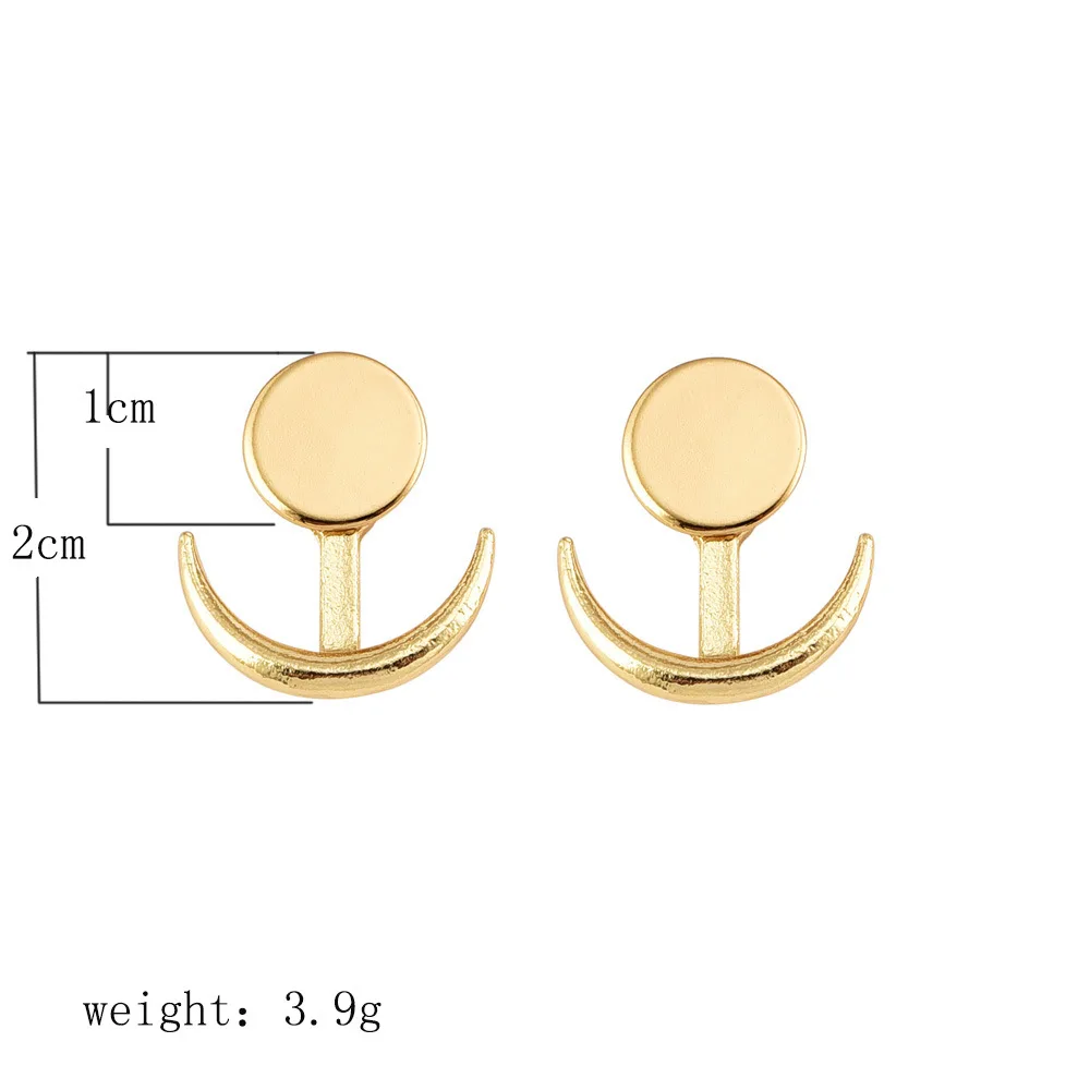 Серьги-подвески в Корейском стиле женские простые ювелирные украшения для ушей