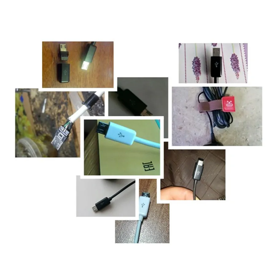 EClyxun 10 шт. Черный Белый Micro USB 5Pin штекер разъем сварки данных OTG интерфейс линии DIY кабель для передачи данных Аксессуары
