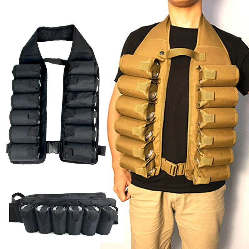 Портативный пивной ремень 12 упаковок портативная бутылка поясной для пива сумка