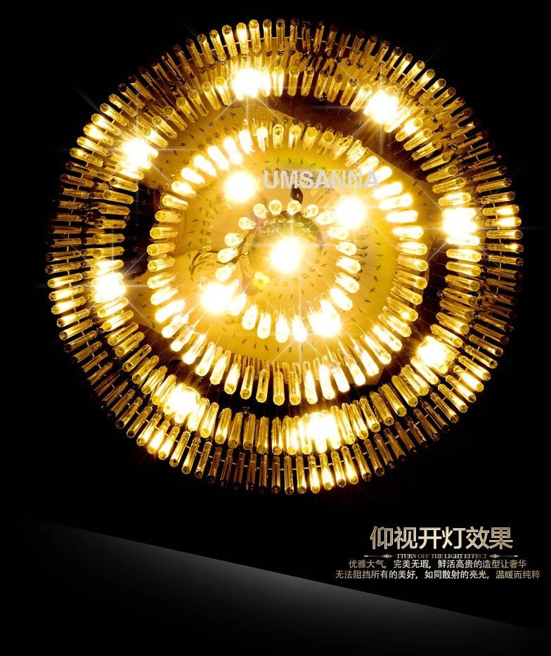 Современные светодиодные люстры с несколькими кругами K9 хрустальная люстра