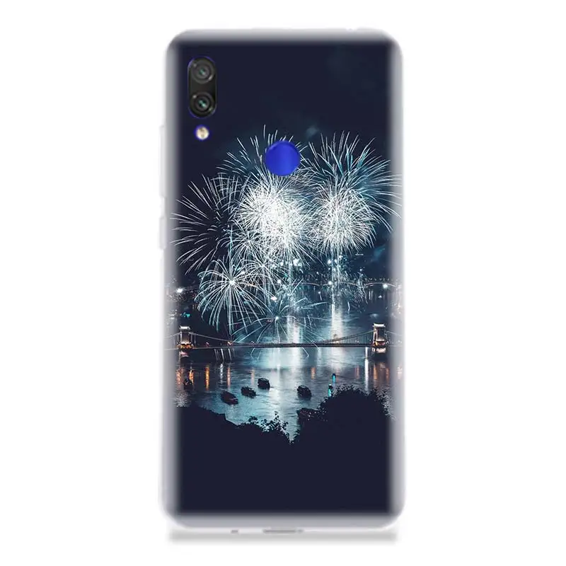 Фейерверк уникальный чехол для телефона Xiao mi Red S2 Y3 Y2 Note 7 фотоаппаратов