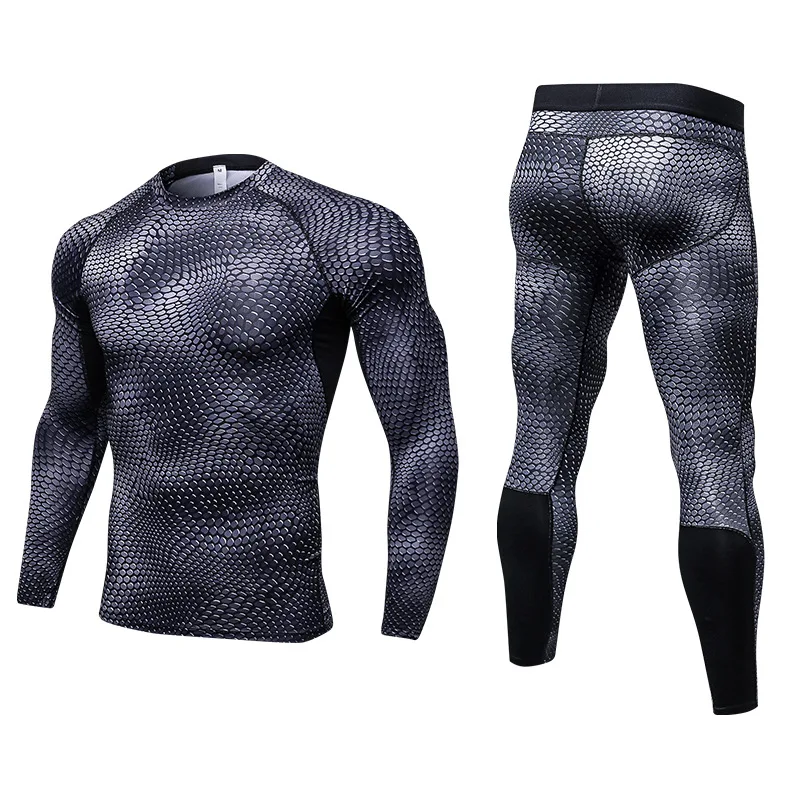 Брендовое термобелье мужской комплект зимние быстросохнущие антимикробные