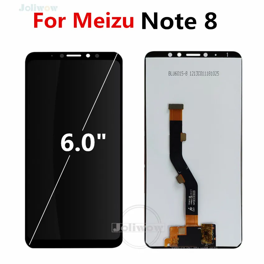 ЖК дисплей 6 0 дюйма для Meizu Note 8 с сенсорной панелью дигитайзер в сборе Note8 экран