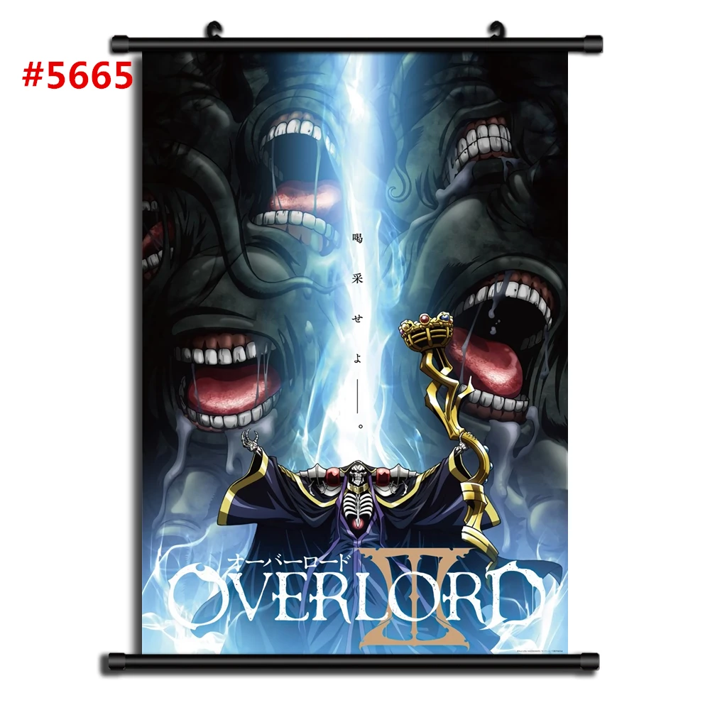5665 Overlord Anime Manga Wall Poster Scroll Home Decoration Wall Art - Цвет: 5665