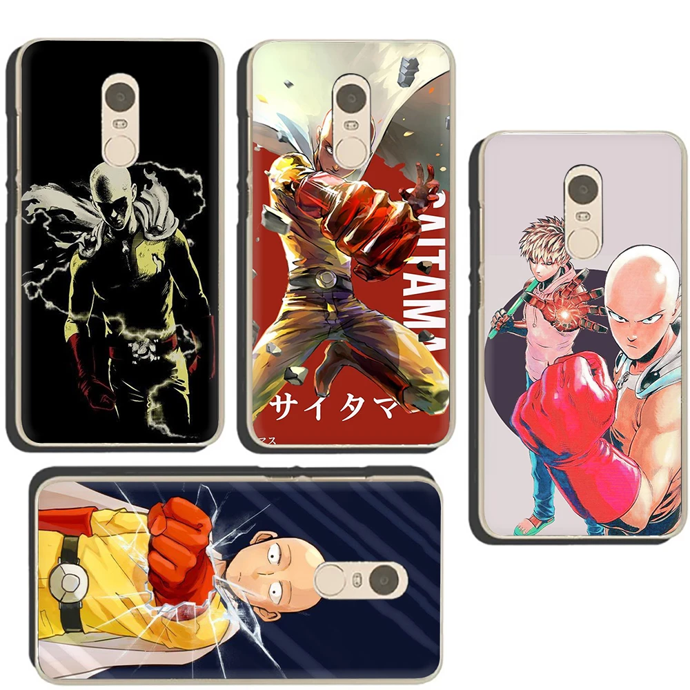 One Punch Man жесткий чехол для телефона с рисунком в виде обложка Redmi 5 6 5Plus K20 Pro S2 7 8A Note 4