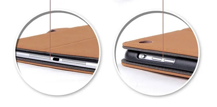 Прямая поставка новый ретро чехол из искусственной кожи для ipad mini2 с подставкой