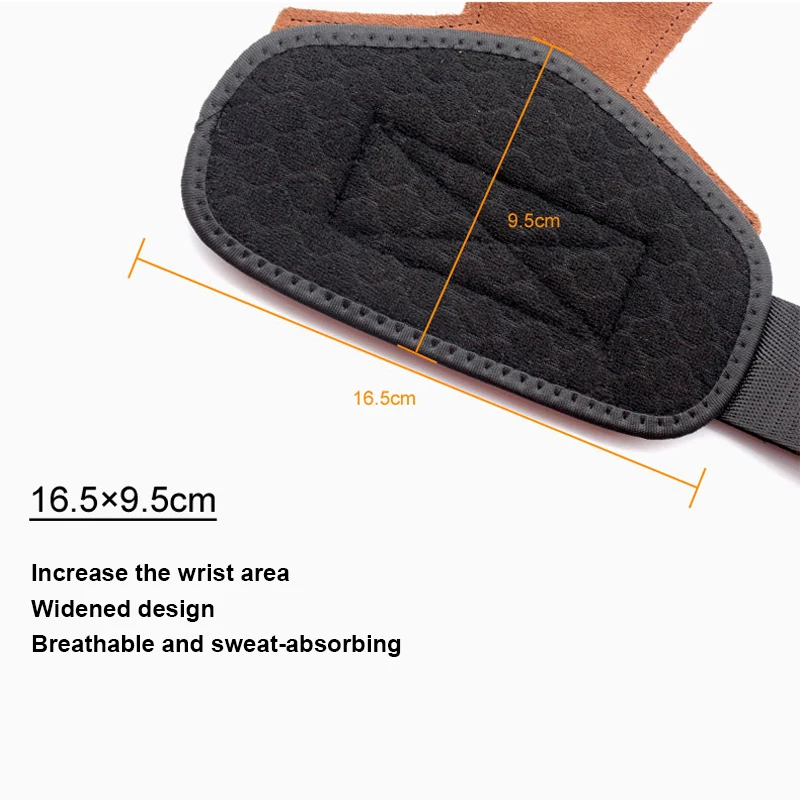 1 пара ручных ручек из воловьей кожи перчатки для гимнастики противоскользящие