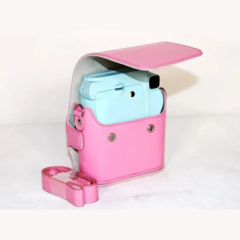 Защитный чехол из искусственной кожи для фотокамеры Polaroid Fujifilm Instax Mini 8 сумка