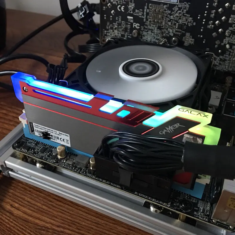 Компьютер ATX алюминиевый корпус горизонтальная открытая машина DIY хост-бокс Настольный персональный шасси прозрачный креативный