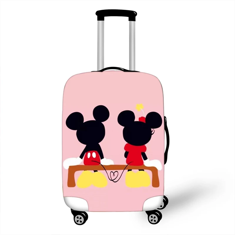 V Luggage Protective Cover Case For Elastic 18-32 Inch Suitcase Protective Cover Cases Covers Xl Travel Accessories Mickey Minnie - Цвет: V