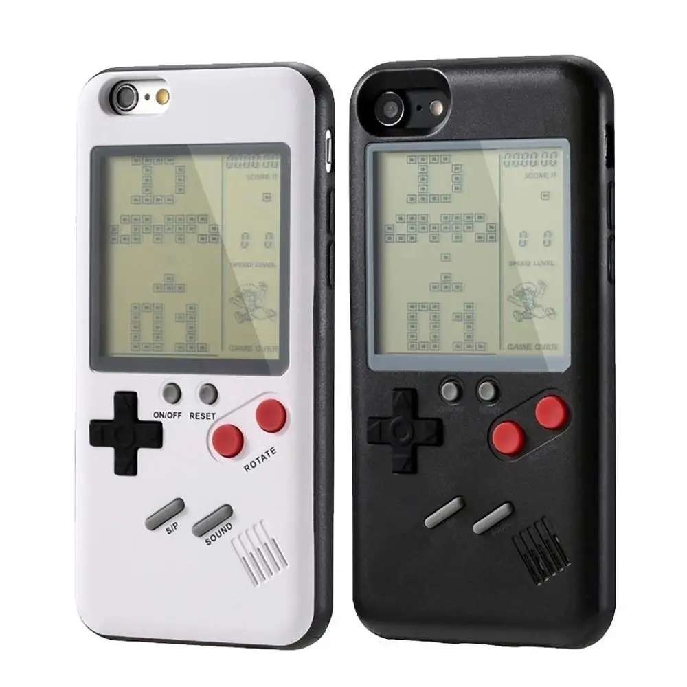 Чехол для телефона Tetris Gameboy в стиле ретро Apple iPhone 7 8 Plus мягкий чехол из ТПУ X 6 6s |