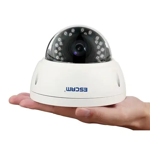 Купольная IP-камера ESCAM QD420 4 МП водонепроницаемая наружная камера видеонаблюдения