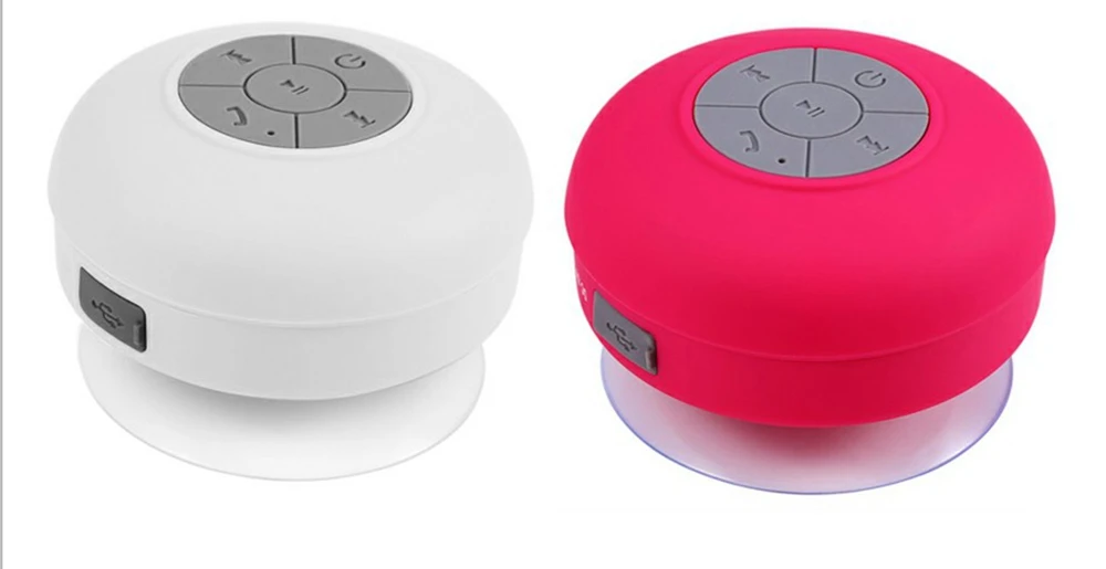 JI-06 водонепроницаемый Душ bluetooth динамик mp3 плеер беспроводной громкой связи Портативный динамик для телефона всасывающий микрофон сабвуфер