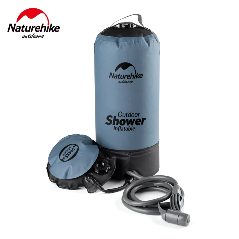 Портативная сумка для душа Naturehike 11 л 0 98 кг с трубой 200 см|shower water bag|shower bathshower |