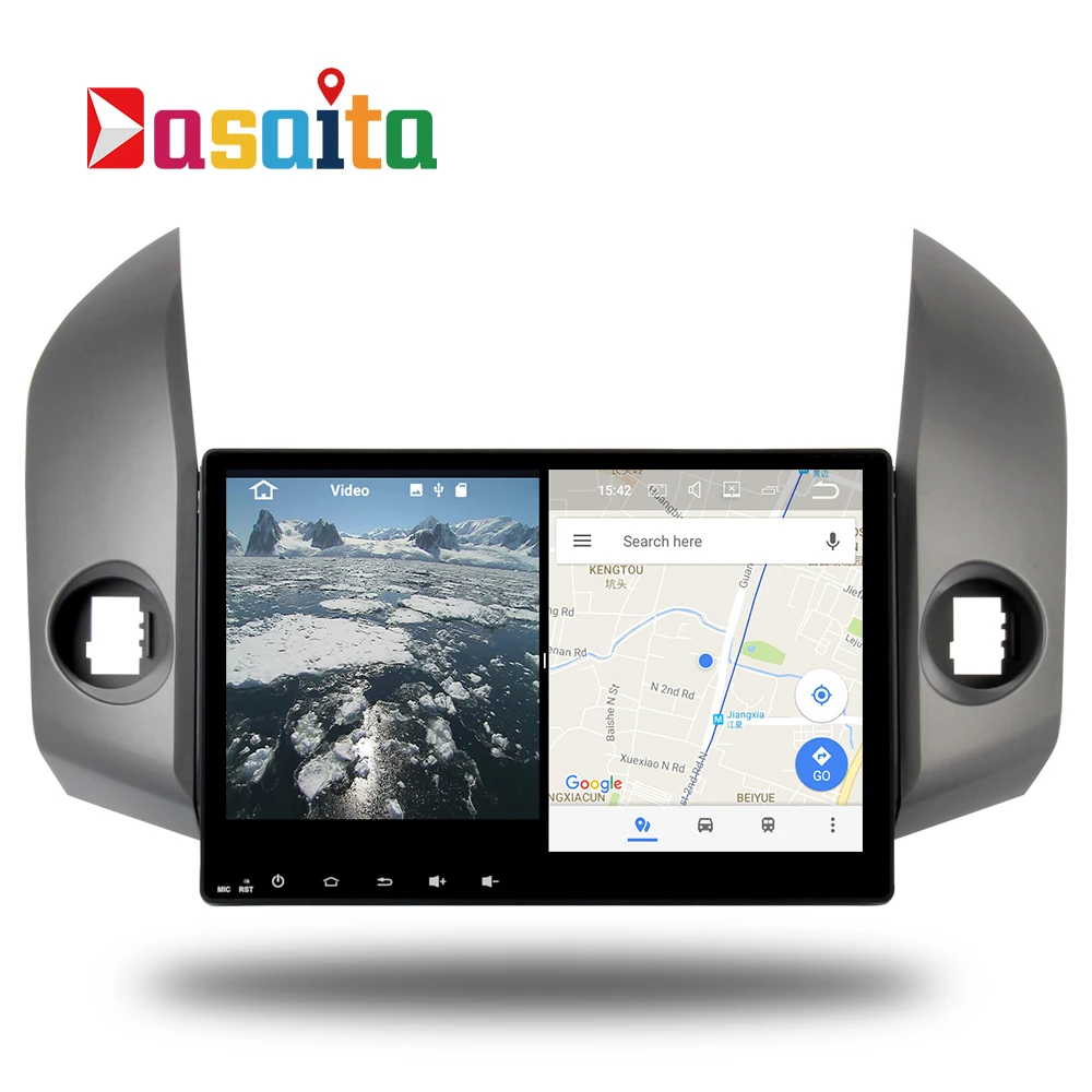 Android 7.1.1 gps Navi Радио для Toyota RAV4 2009 2010 2011 2012 2DIN головного устройства Стерео браузер