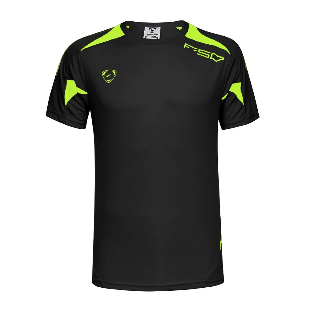 Мужская спортивная быстросохнущая футболка Chamsgend эластичная с коротким рукавом