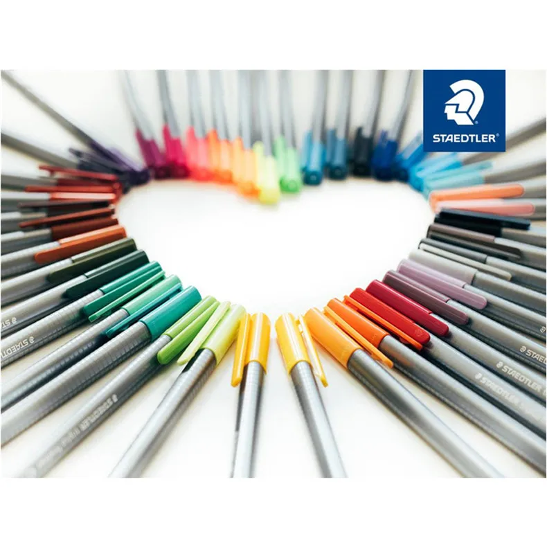 Staedtler Triplus Fineliner 50 блестящих цветов 0,3 мм художественные маркеры волоконные ручки для рисования