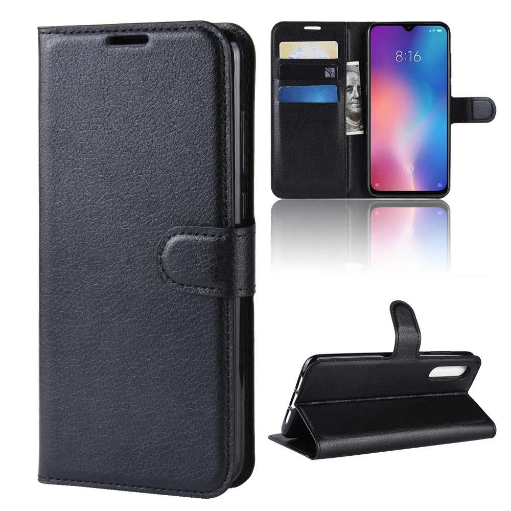 Кожаный флип чехол для Xiaomi Mi 9 SE Note Fundas кошелек телефона с подставкой и отделением