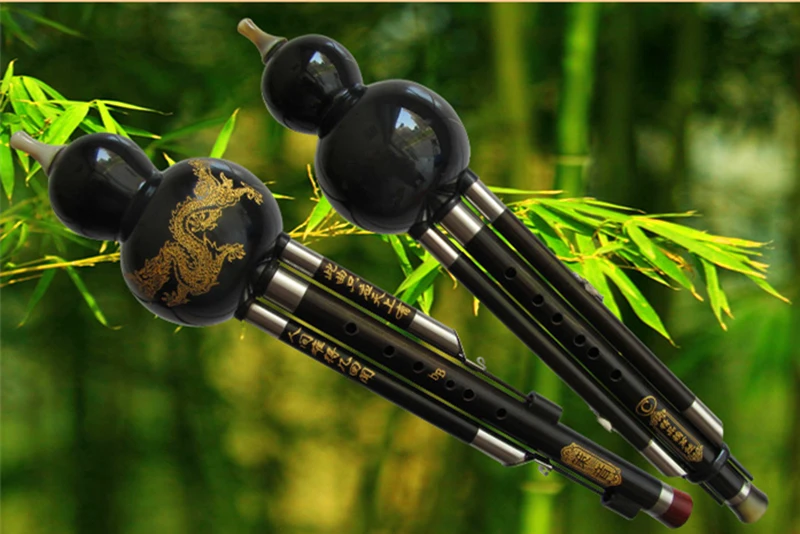 Ebony Three Tone Professional Hulusi C/ bB флейта Gourd Flauta съемный фолк инструмент Calabash | Спорт и
