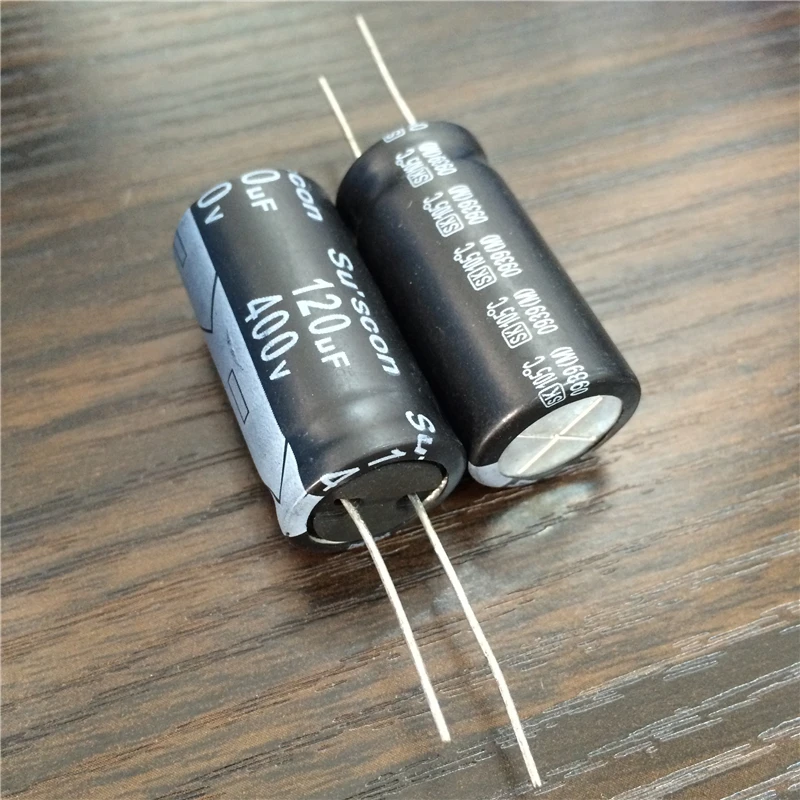 10 шт. 120 мкФ 400V Su'scon SK серии 18x35 мм 400V120uF алюминиевый электролитический