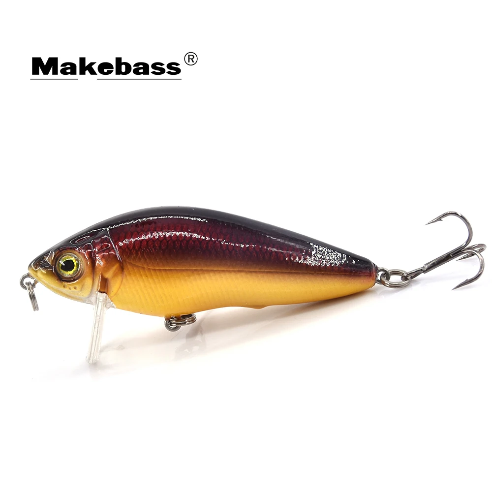 MAKEBASS 0,3 дюйма/унций кренкбейт приманка для рыбалки Плавающие жесткие наживки плавающие наживки лодка океан Topwater приманки рыболовные снасти