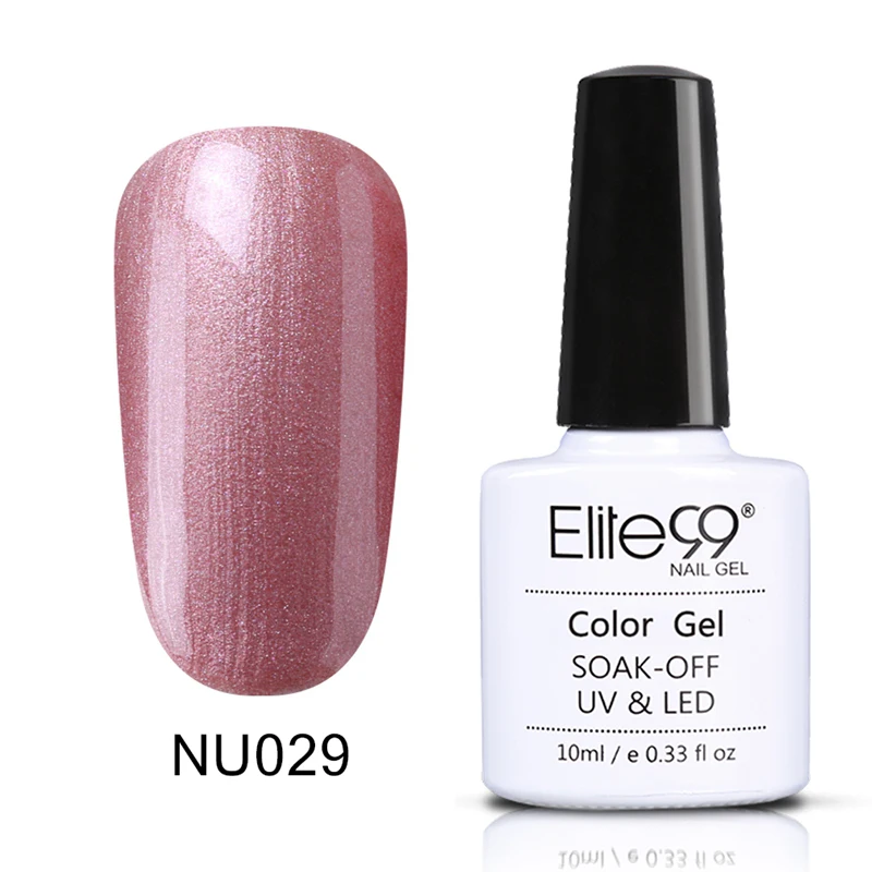 NU029 Elite99 10 мл черный белый цвет Макарон Гель-лак для ногтей Vernis замочить Полупостоянный УФ-гель лак для ногтей маникюр Гель-лак - Цвет: NU029