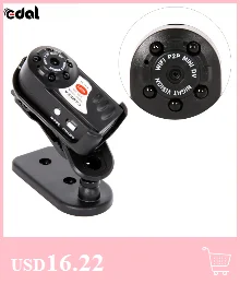 Новая мини Q7 камера 480P Wifi DV DVR беспроводная IP камера Фирменная Новинка Мини видеокамера рекордер инфракрасное ночное видение маленькая камера