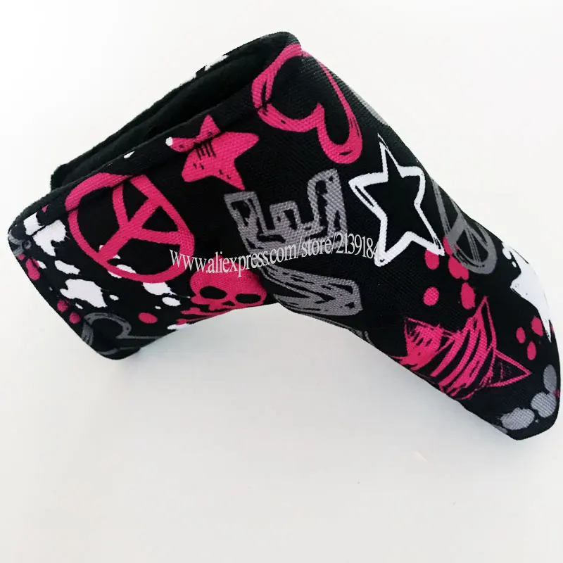 Чехол для гольфа Cooyute skull PU T Golf Putte head Cover унисекс многоцветный кожух для головки клюшки для гольфа