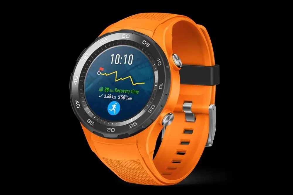 Популярные спортивные часы HUAWEI Smart 4G LTE Watch 2 Автономный 4G сеть eSIM дает вам свободу настоящие часы эстетика Смарт ASSITANT - Цвет: Dynamic Orange