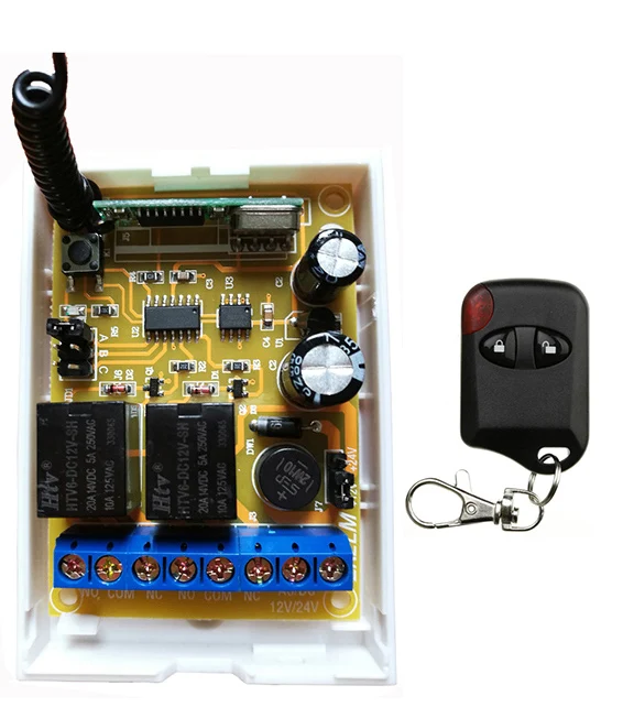 DC12V DC24V 2CH беспроводной переключатель системы дистанционного управления приемник