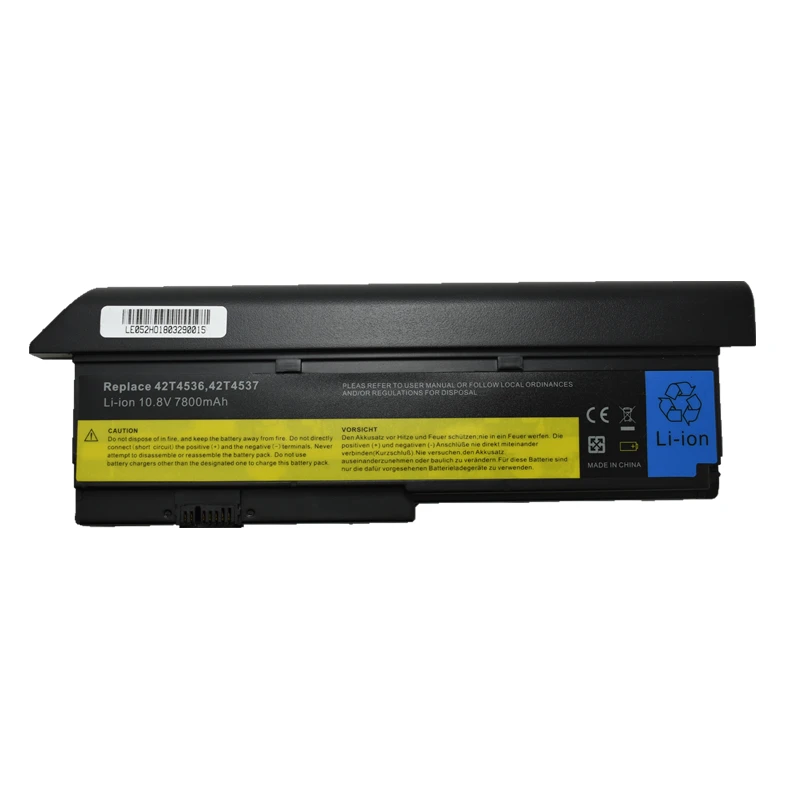 HSW 7800mAh батарея для LENOVO ThinkPad X200 X200S X201 X201i X201S 42T4834 42T4835 43R9254 42T4537 42T4541 42T4536 42T4538 |