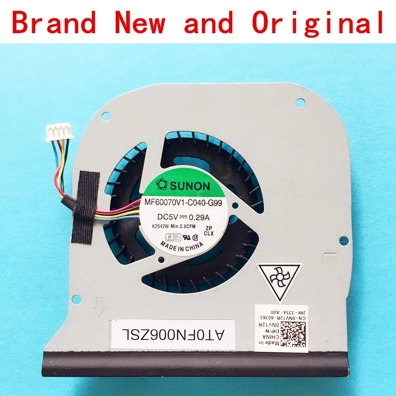 Новый кулер для охлаждения ЦП ноутбука радиатор DELL Latitude E6320 SUNON MF60070V1 C040 G99 AT0FN006ZSL